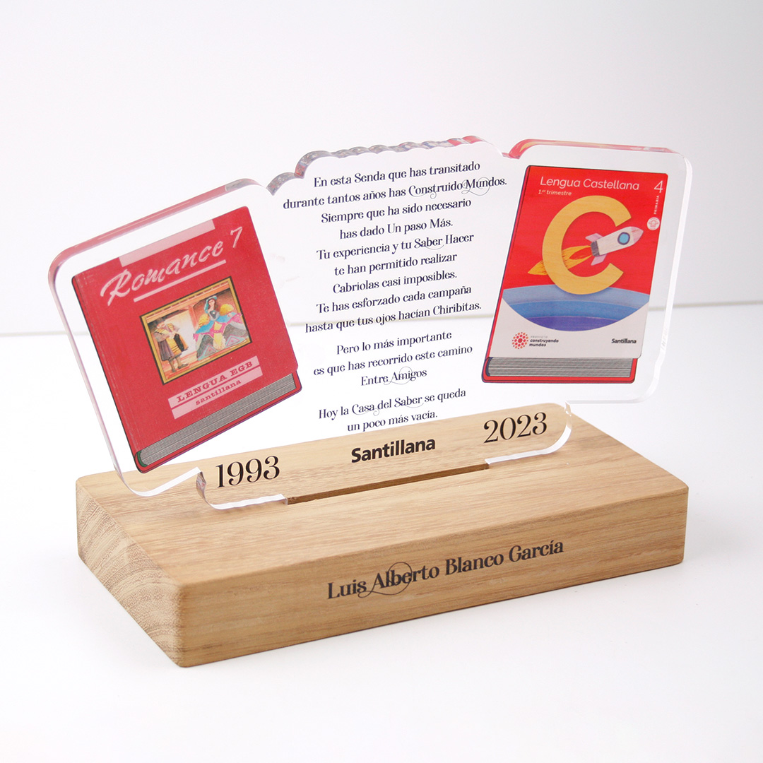 placas personalizadas jubilacion