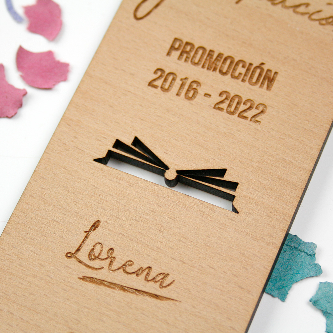 marcapaginas regalo fin de curso