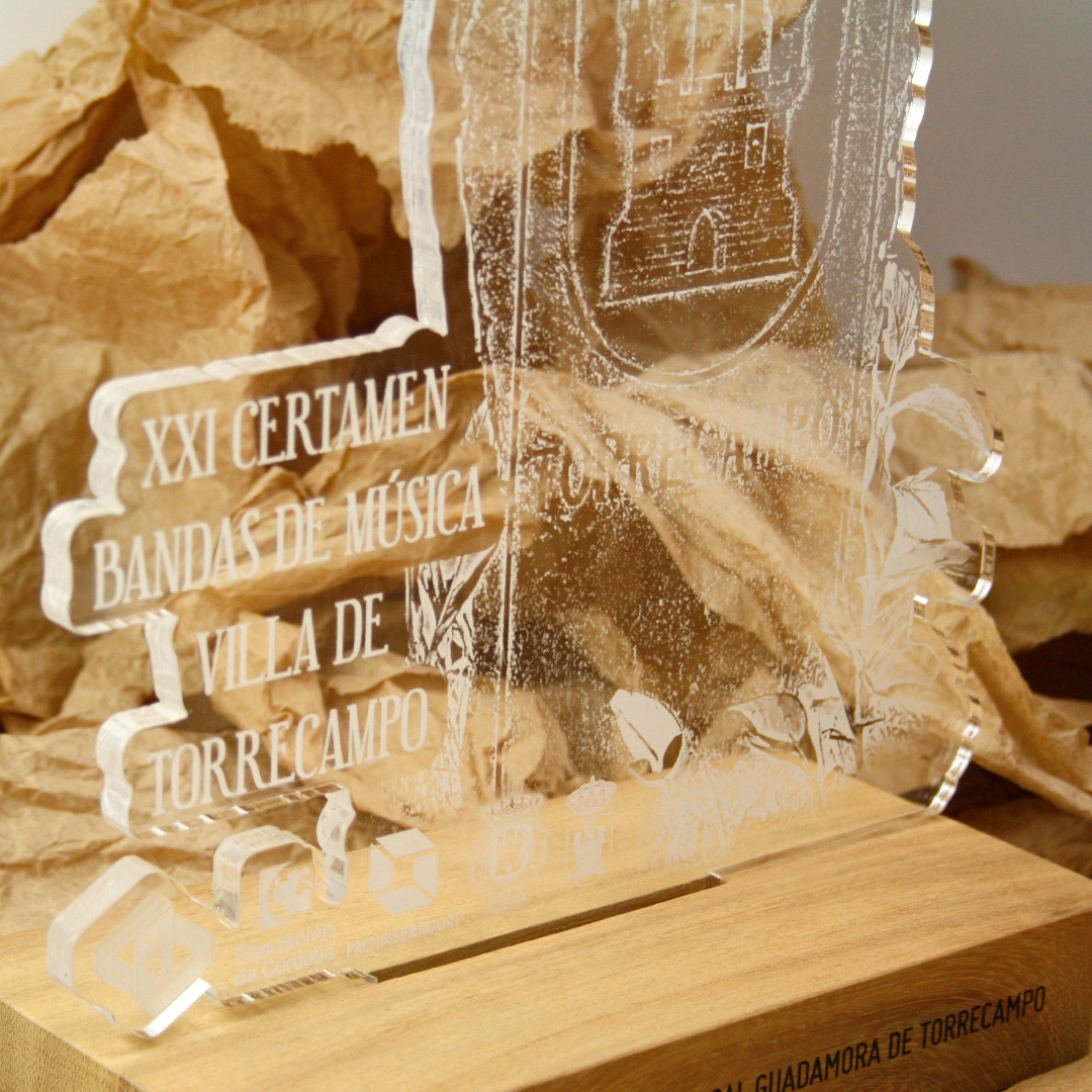 placa conmemorativa metacrilato a medida
