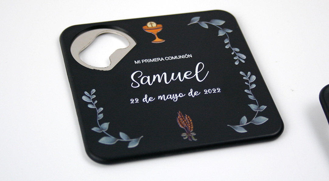 posavasos-abridor-personalizado-como-recuerdo-de-comunion posavasos abridor personalizado como recuerdo de comunion