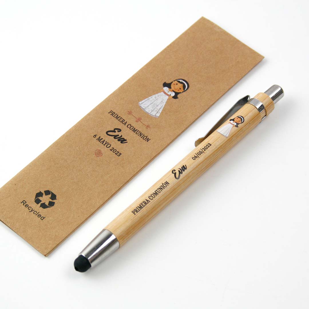 boligrafo-personalizado-invitados-comuniones recuerdo de comunion útil y práctico