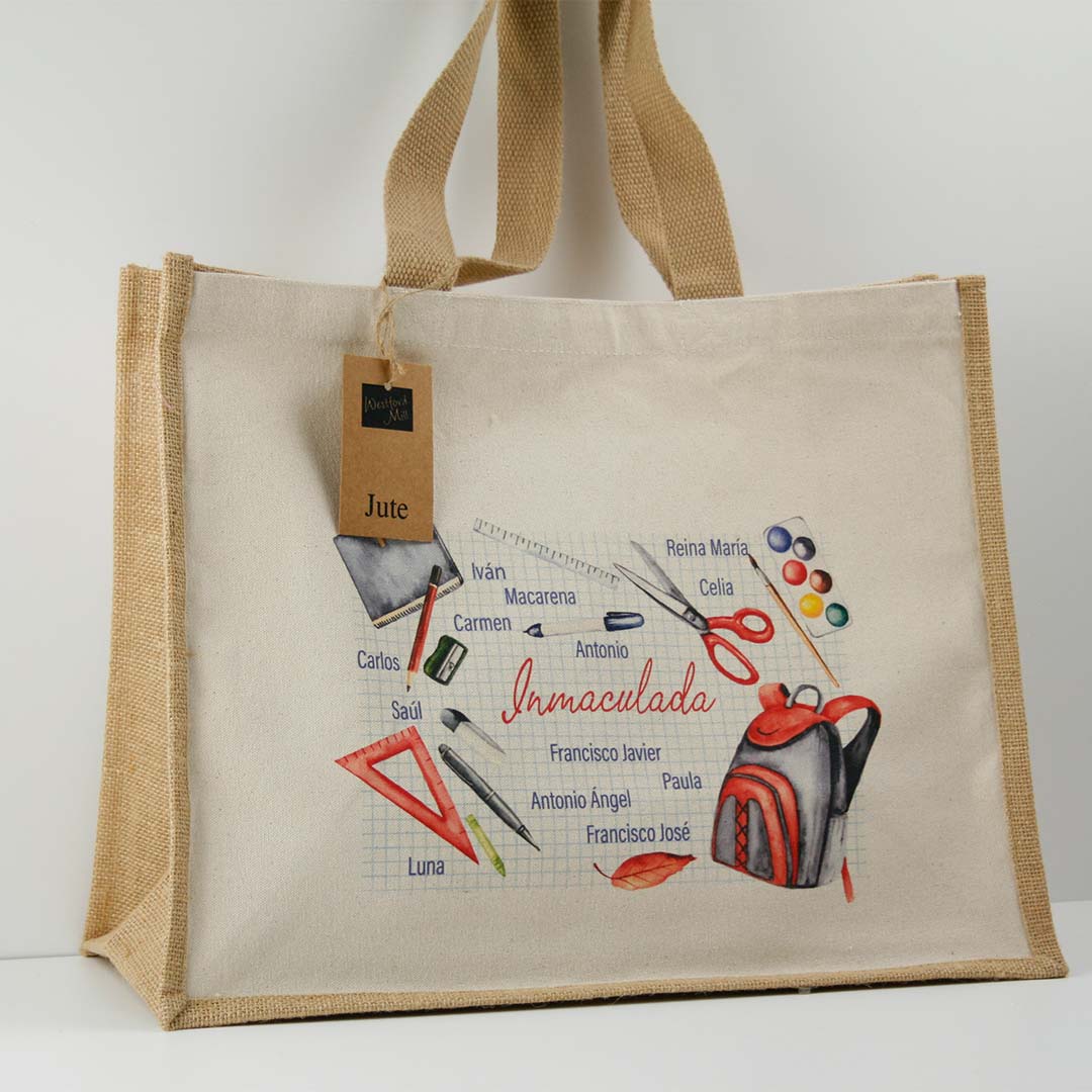 bolsa-tela-profesora-personalizada bolsa tela profesora personalizada