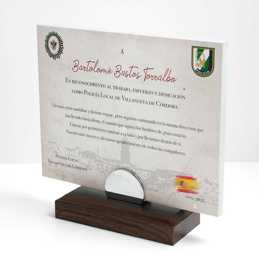 placa-homenaje-policia placa homenaje policia