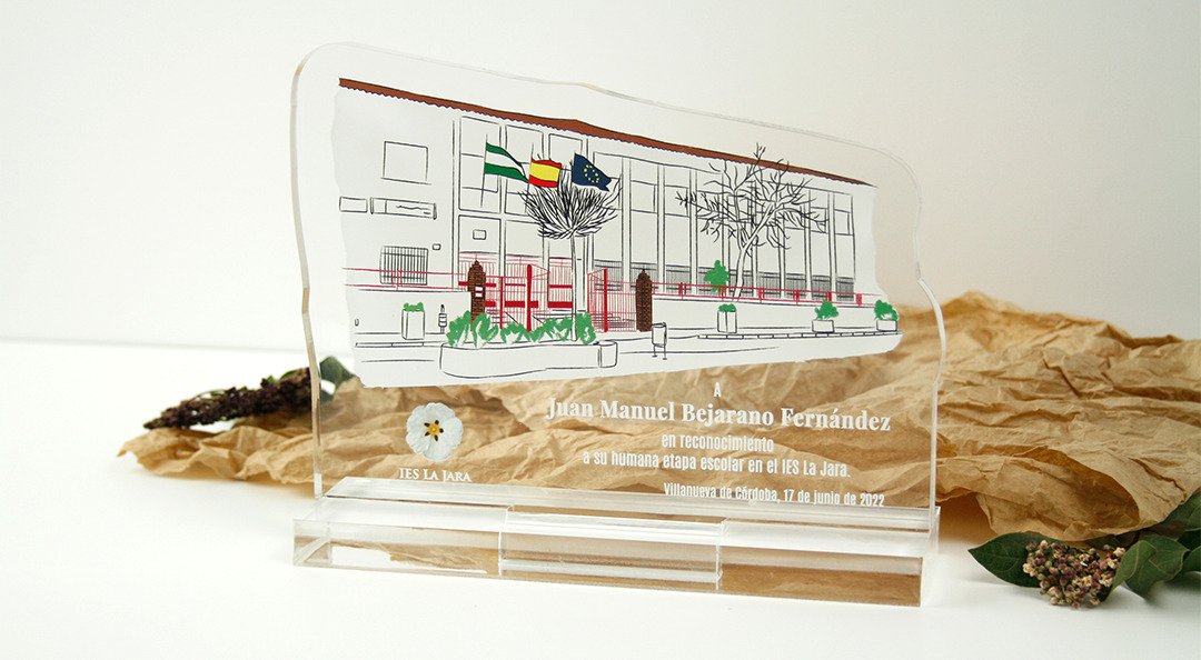placa-regalo-personalizada-graduaciones detalle para fin de curso alumnos o profesores como reconocimiento