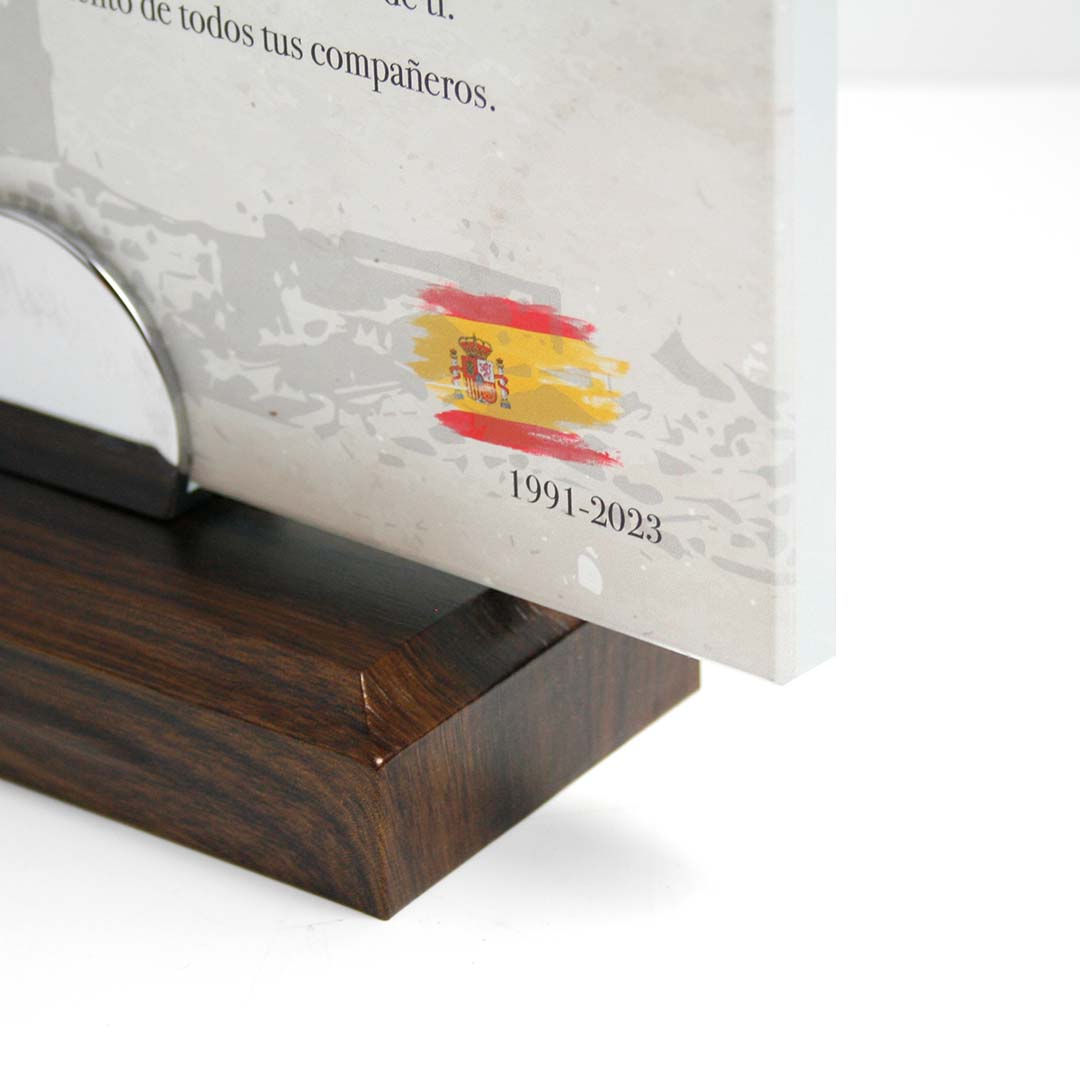 placas conmemorativas y de reconocimiento