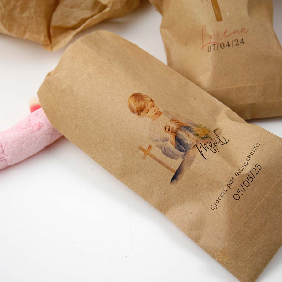 bolsa kraft personalizada para regalos