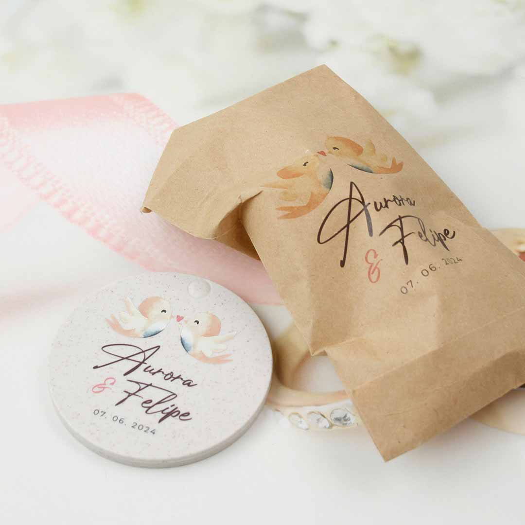 recuerdos de boda diseñados a medida para invitados