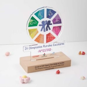 placa personalizada conmemorativa