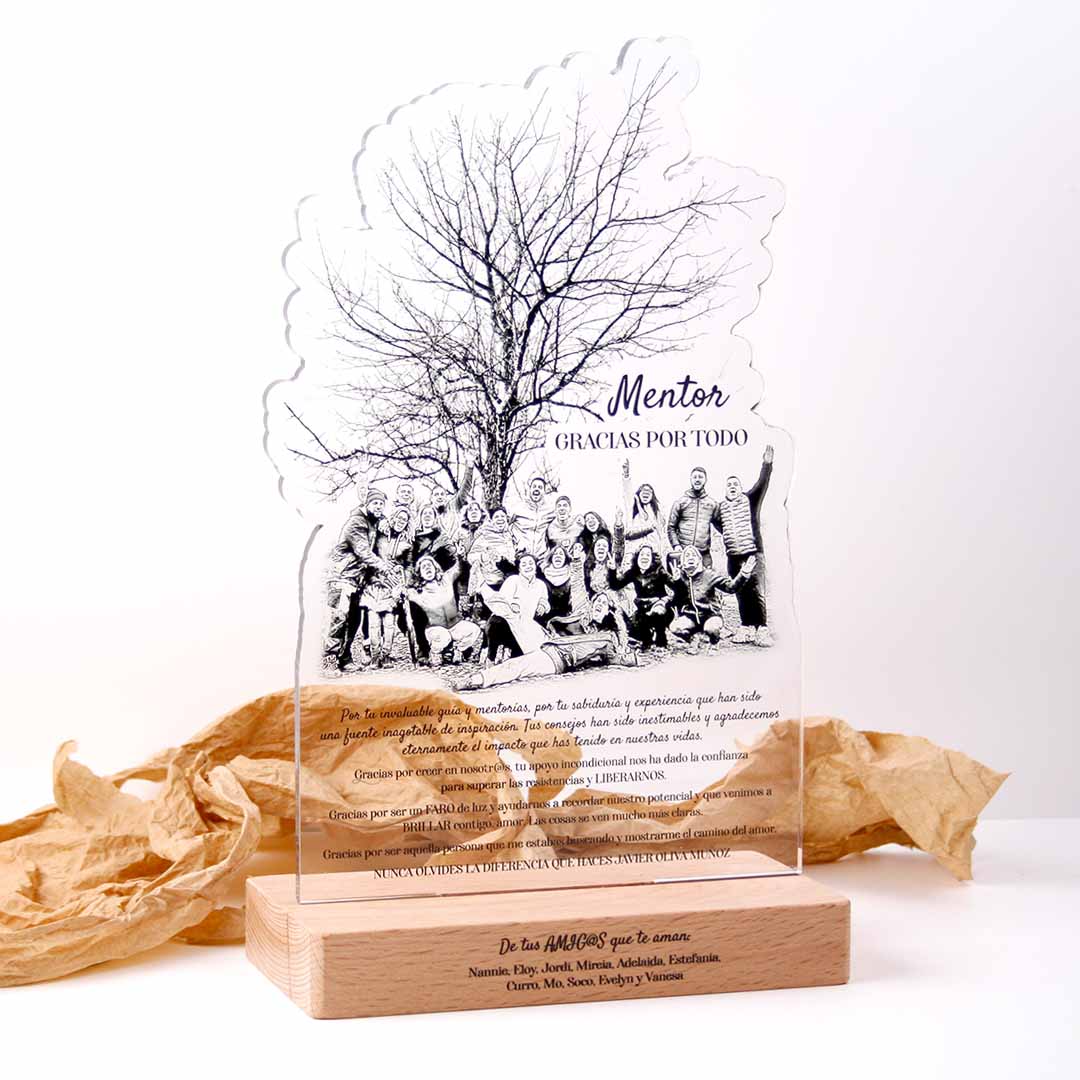placa regalo profesores