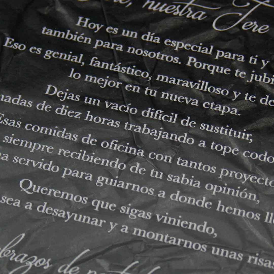 texto dedicatoria jubilación en láser