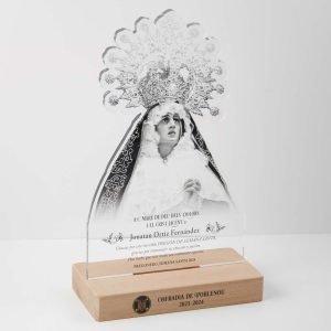 placa agradecimiento pregonero