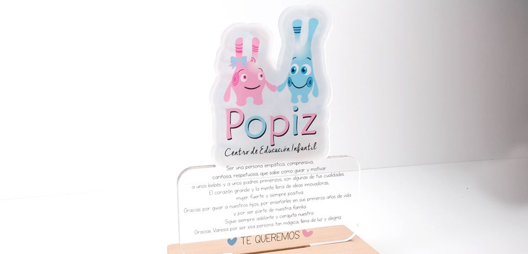 placa-reconocimiento-profesor placa de reconocimiento y agradecimiento a profesora de infantil, guardería...