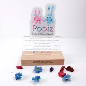 Placa de agradecimiento para un profesor