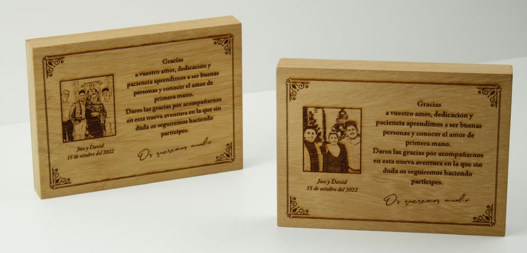 placa-agradecimiento-padres-05 tacos de madera personalizados para regalar en ocasiones especiales