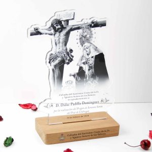 Placa de reconocimiento a pregoneros