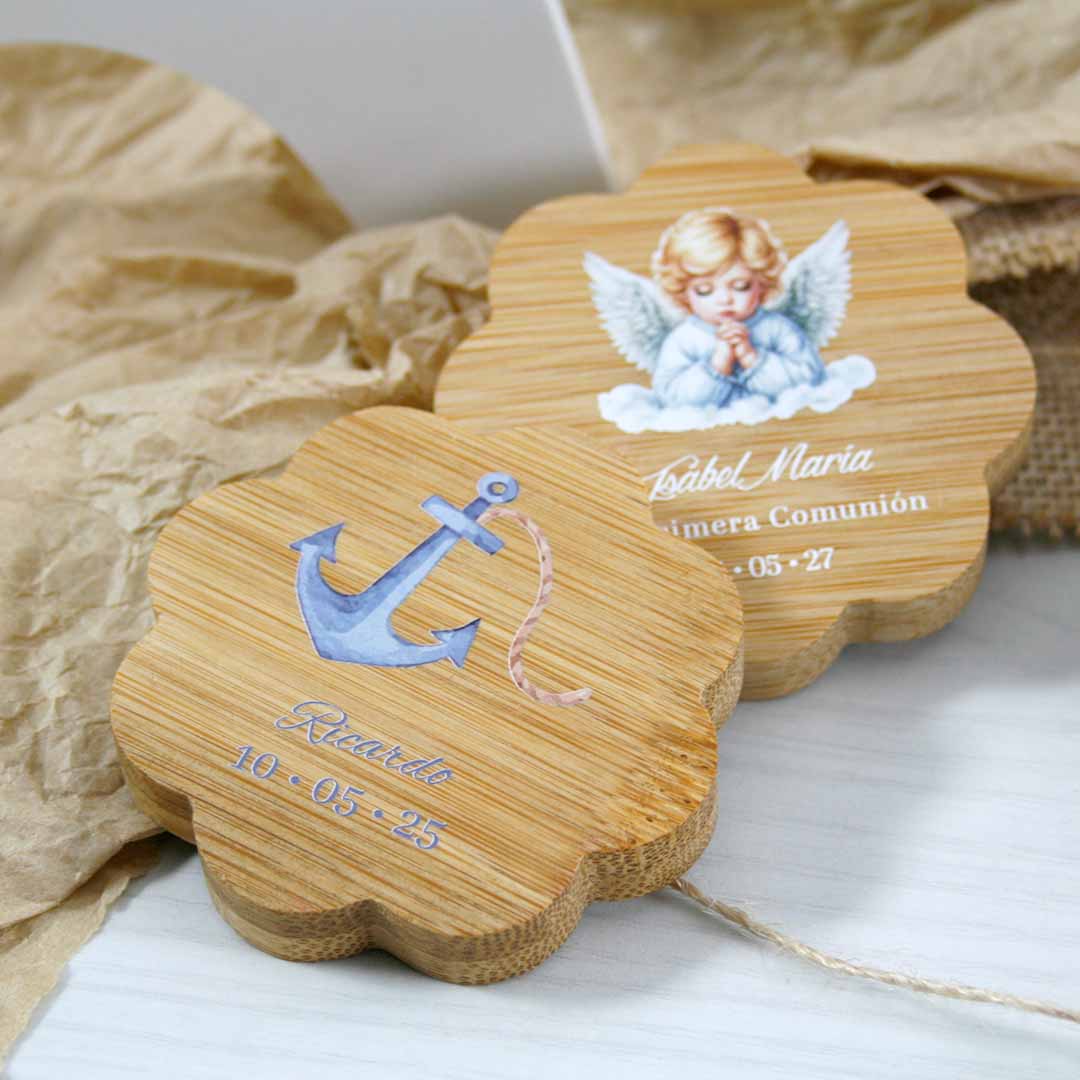 abrebotellas personalizado comunión con imán