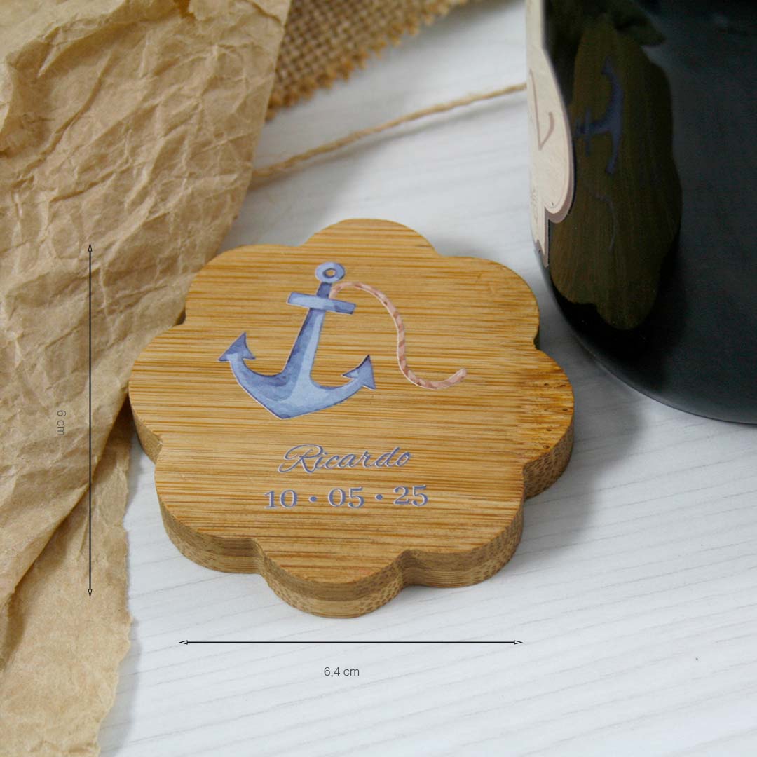 medidas del abridor con imán para regalo a invitados de Comunión