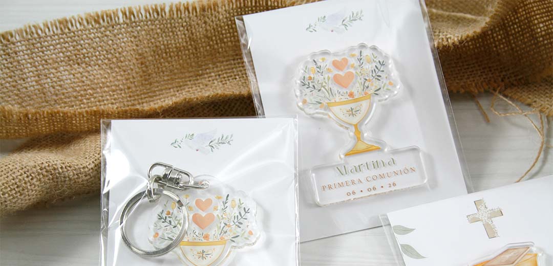 detalles baratos y personalizados para invitados de primera comunion