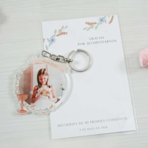 llaveros comunion personalizados con foto