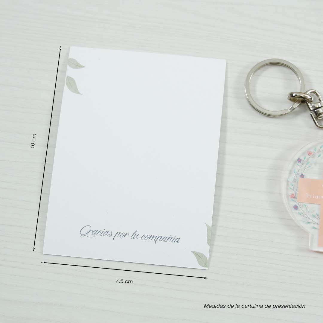 cartulina de presentación personalizada