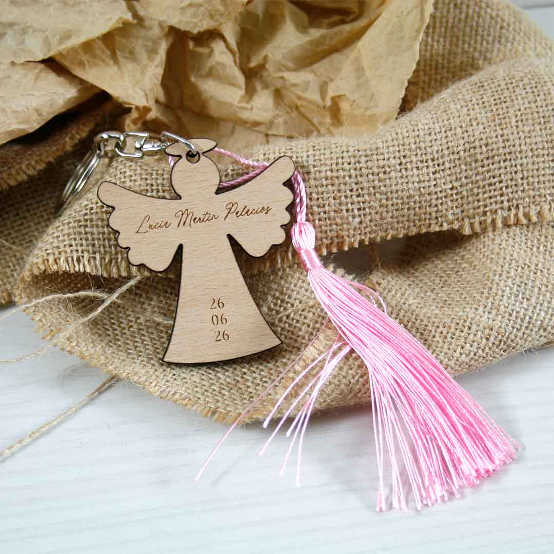 llaveros personalizados madera