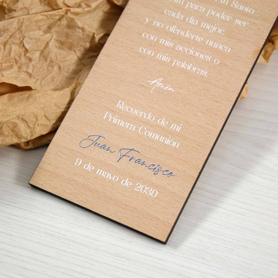 recuerdos de comunion personalizados en madera
