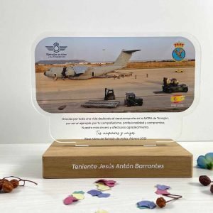 placa agradecimiento texto