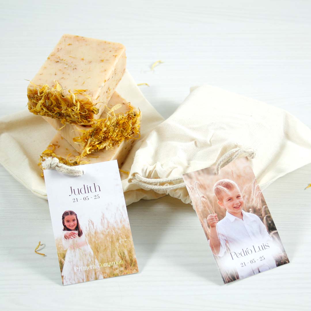 jabones para regalar en primera comunion artesanales