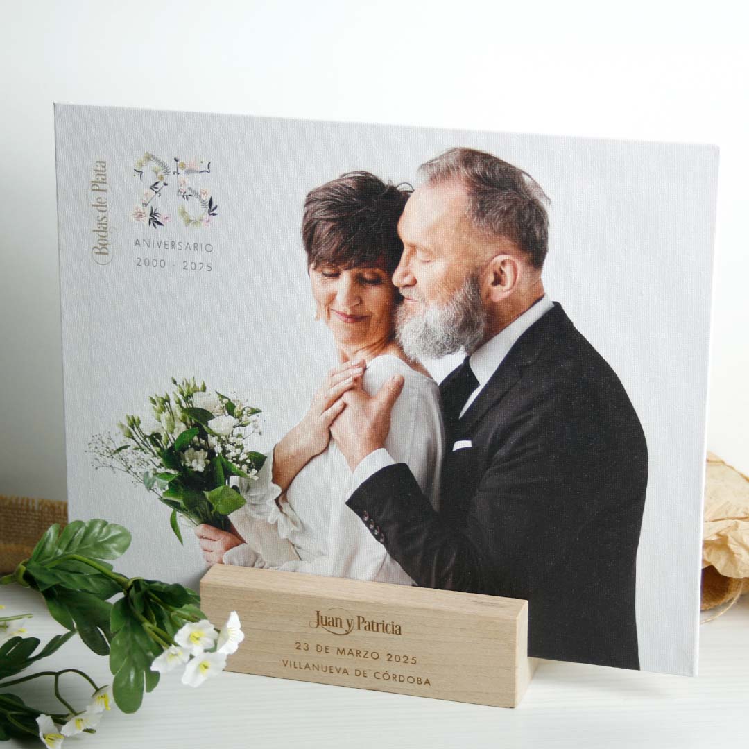 regalos personalizados para padres en sus bodas de plata