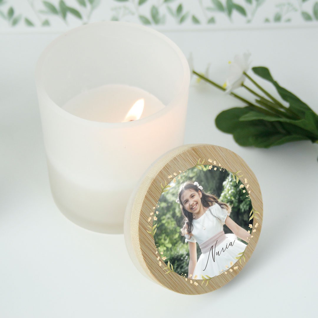 velas para comunion baratas personalizadas con foto