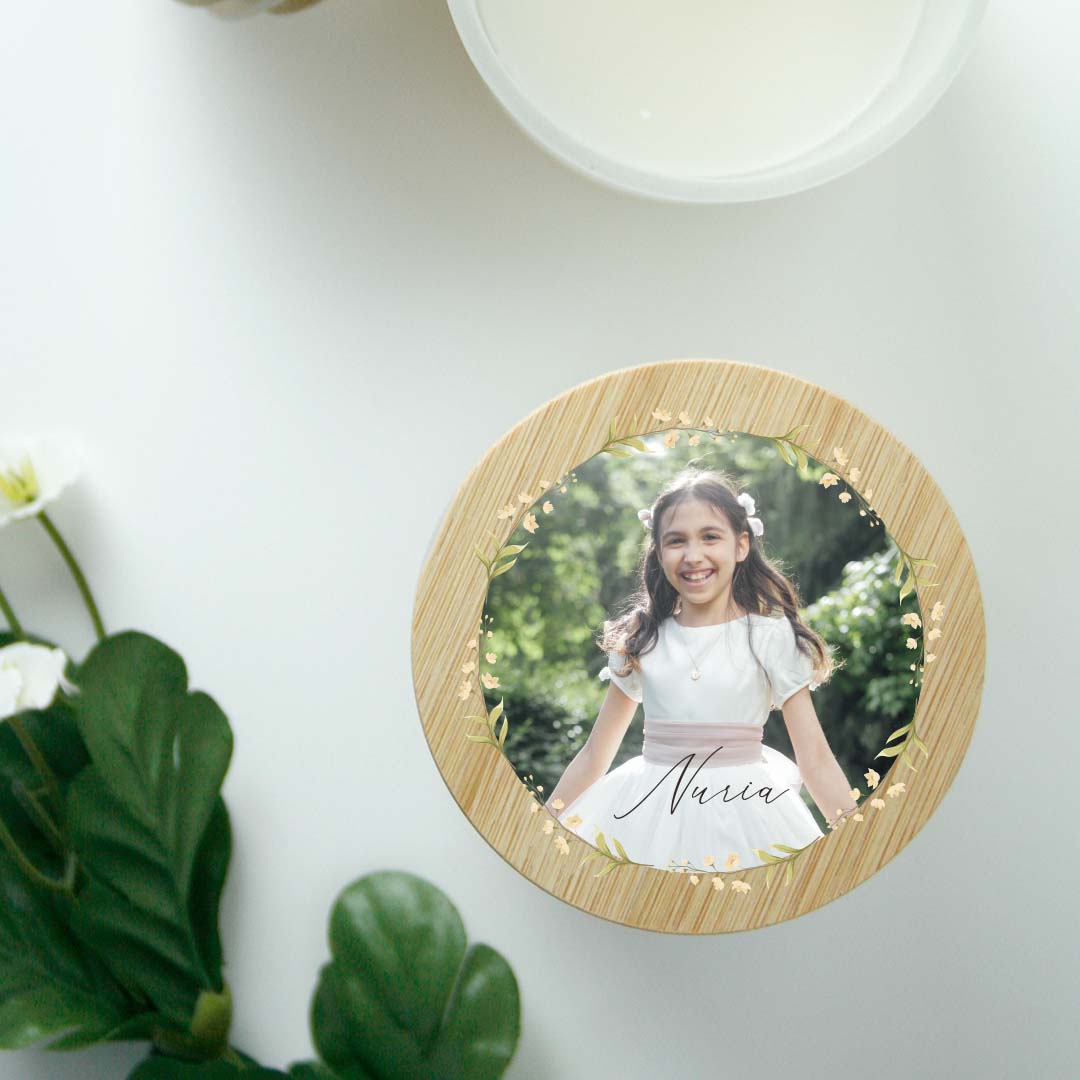 velas como detalles para invitados de comunion