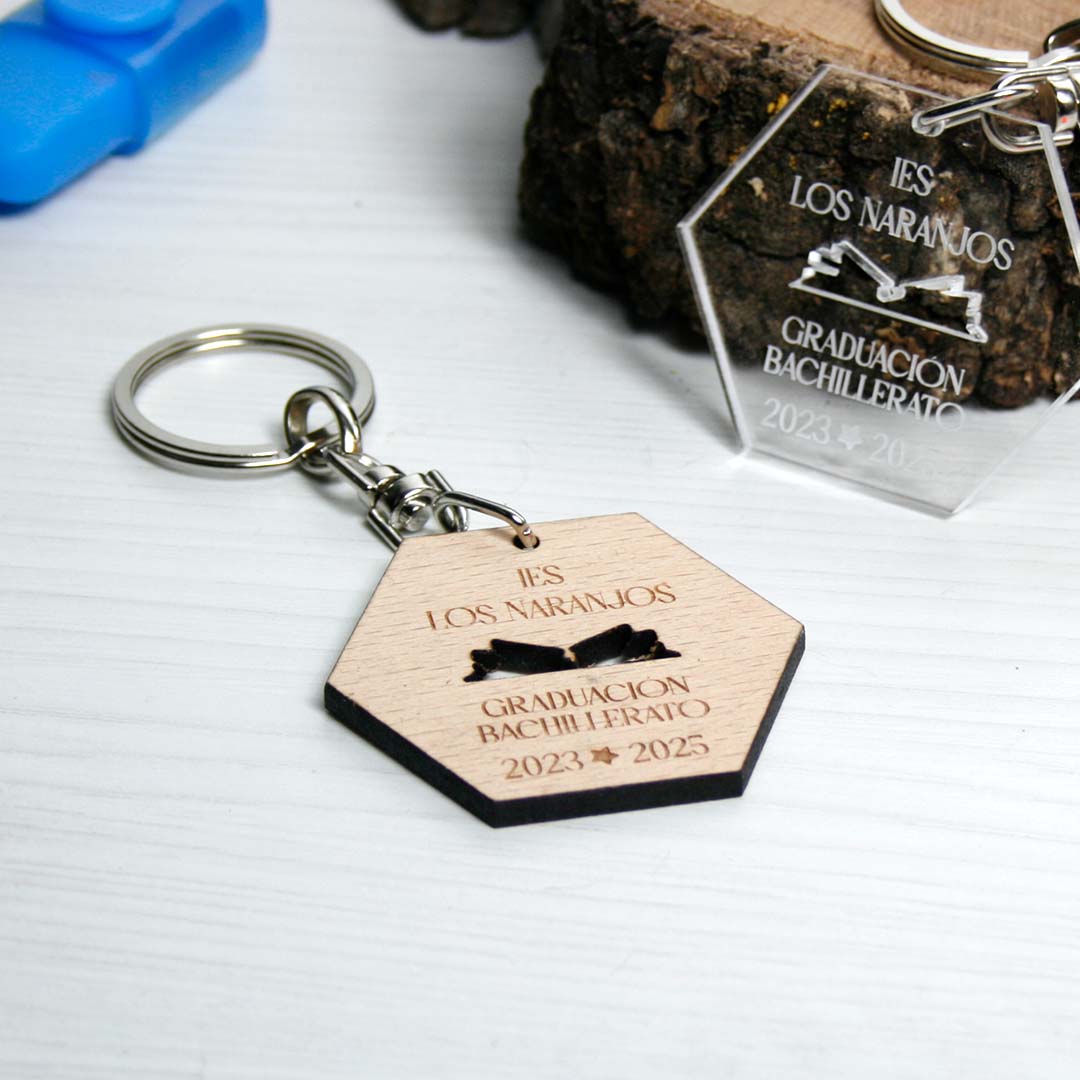 detalles graduación llaveros personalizados