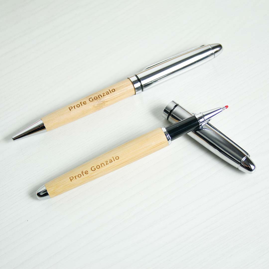 set de bolígrafos personalizados con nombre
