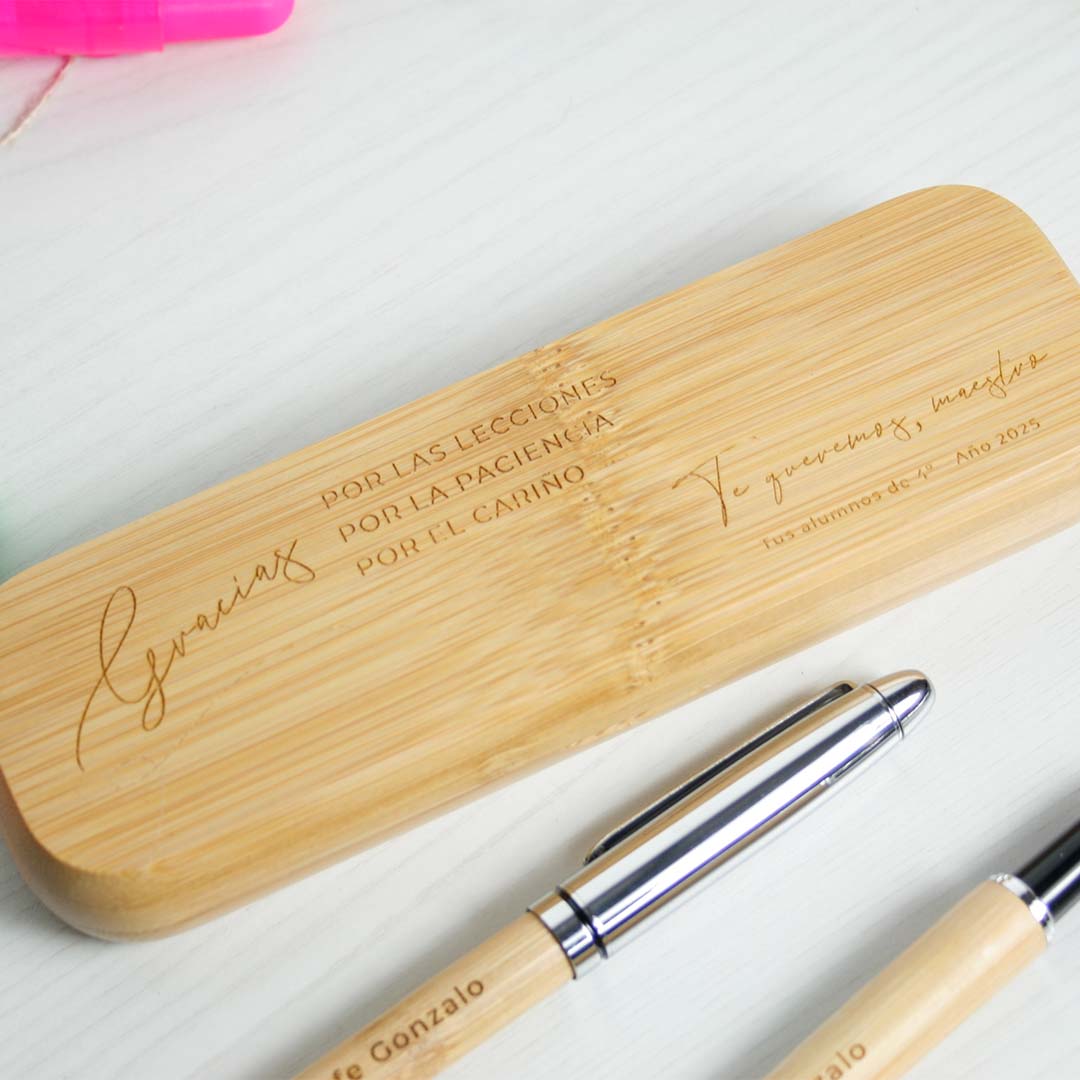 estuche personalizado con nombre