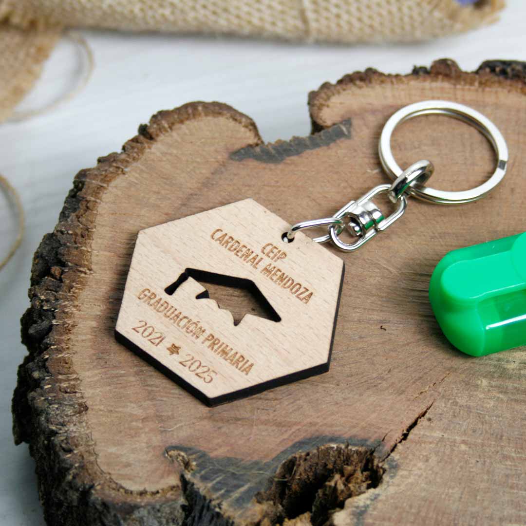 llaveros regalos graduación primaria alumnos