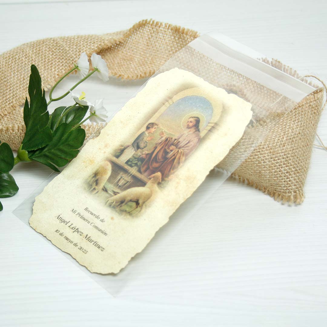 estampa clásica religiosa personalizada