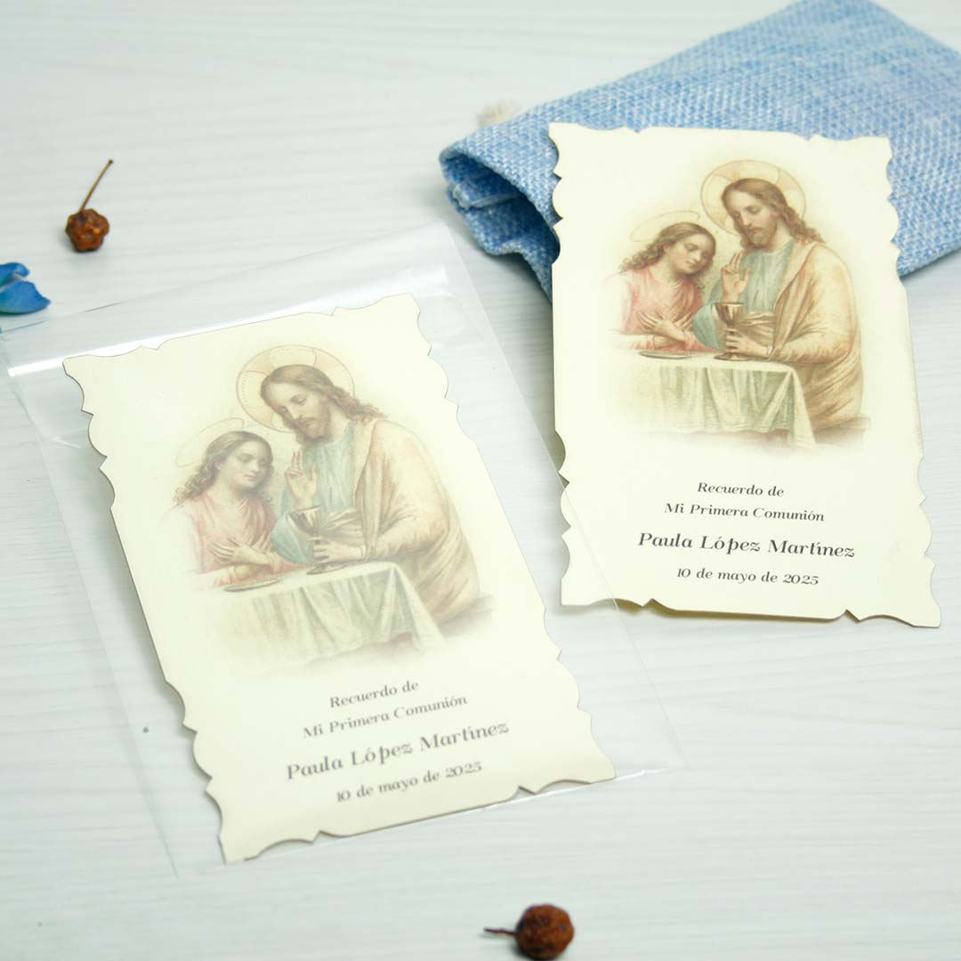 recuerdo de comunión personalizado