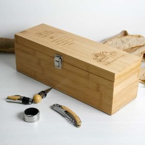 caja para regalar vino de manera original