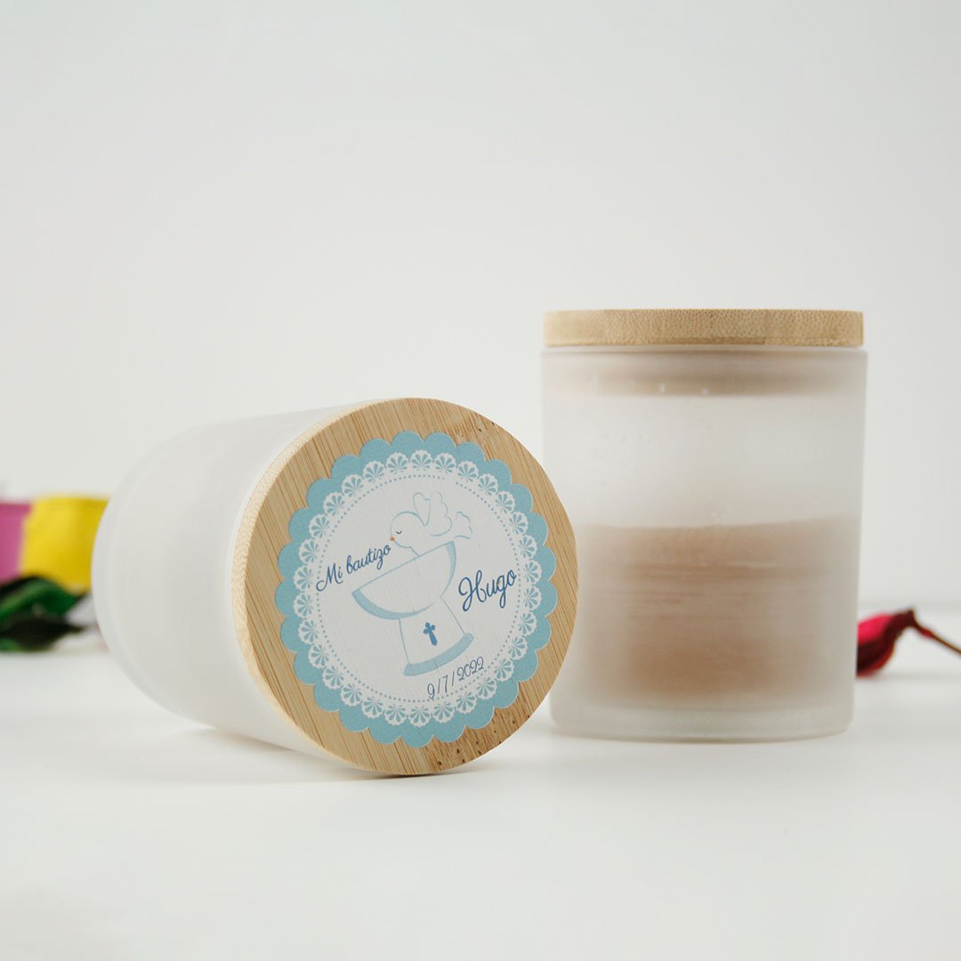 velas personalizadas invitados bautizo