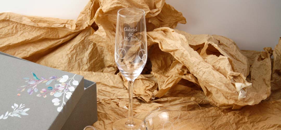 copas para regalar en bodas a los novios