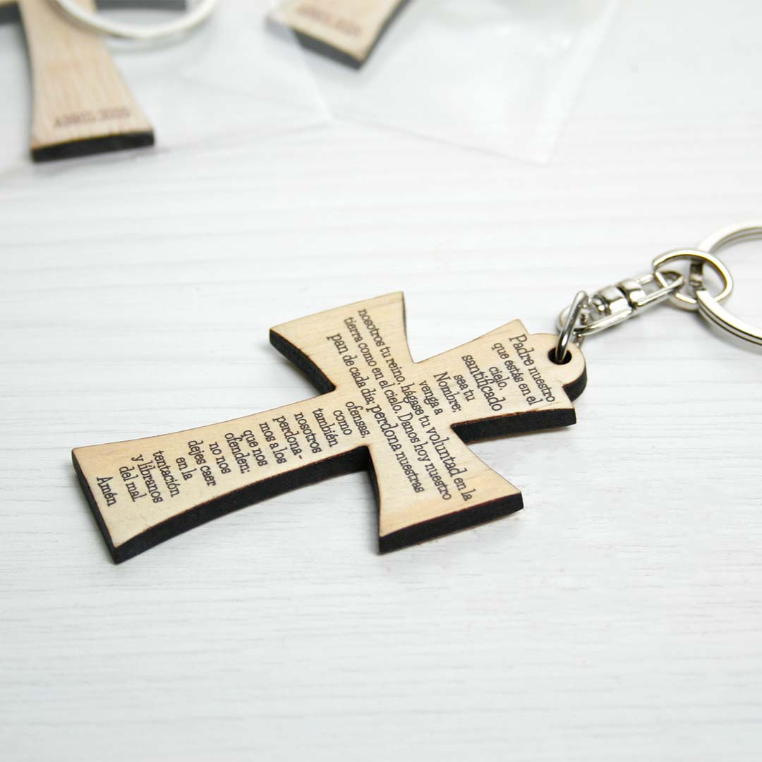 llavero religioso personalizado