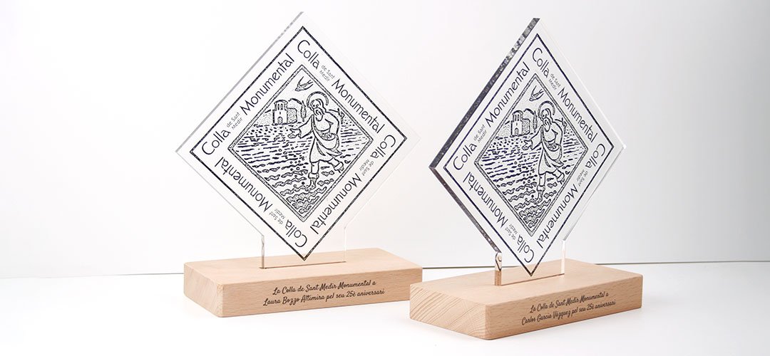 placas personalizadas para regalar en 25 aniversario de empresas