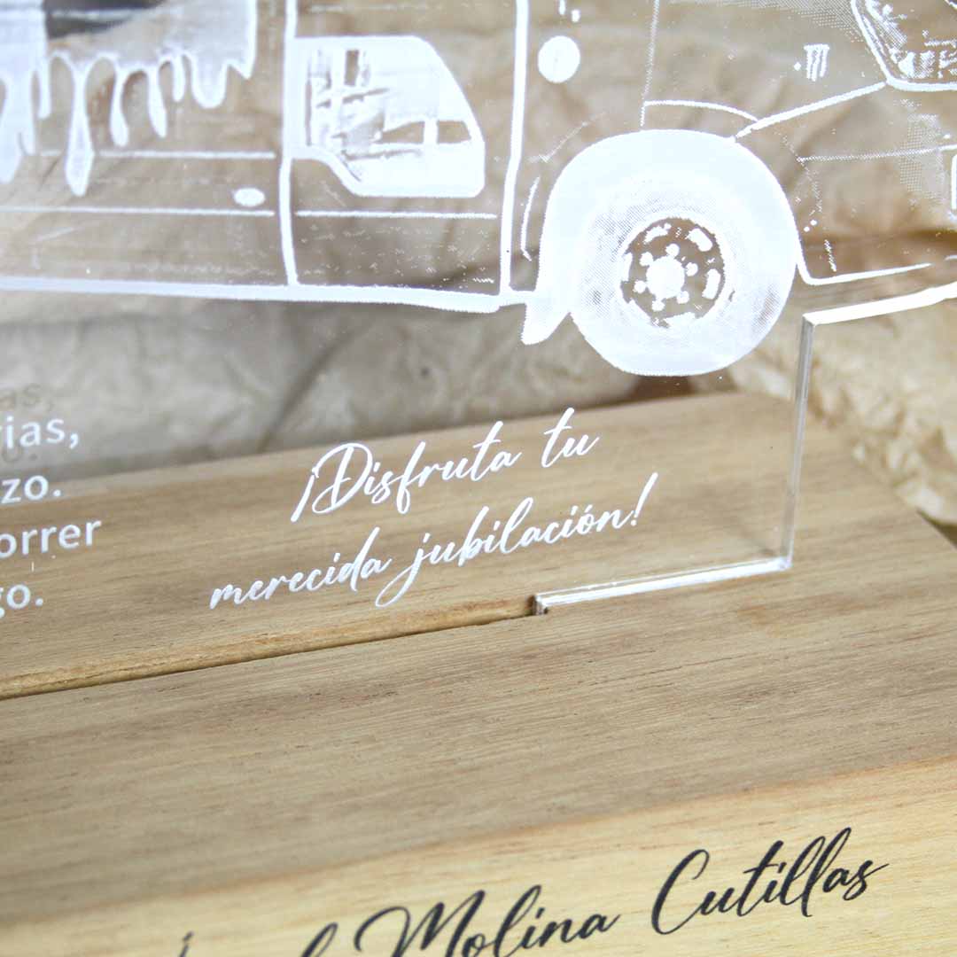 placas personalizadas de jubilación para regalar