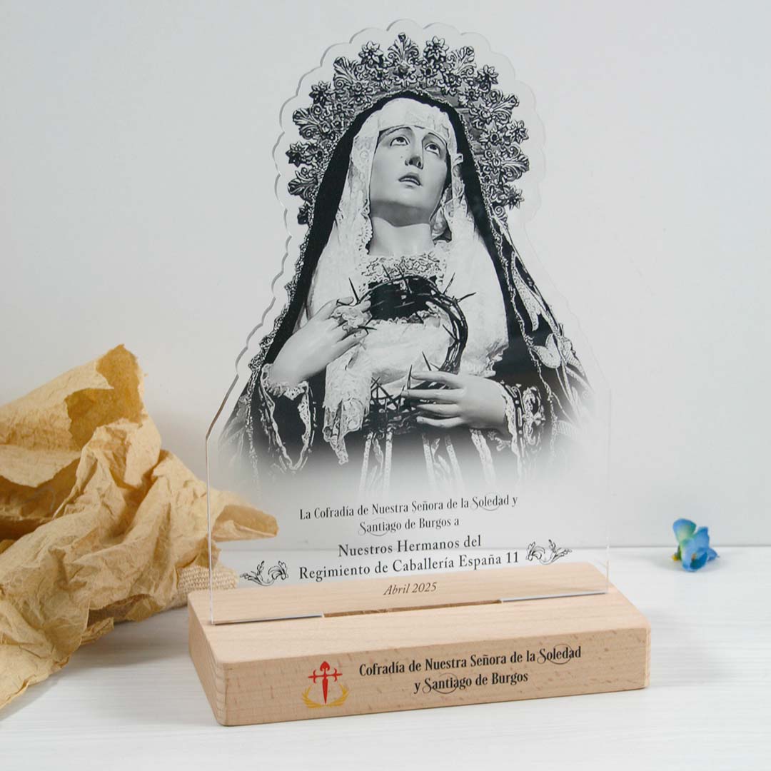 placa personalizada regalo cofrade