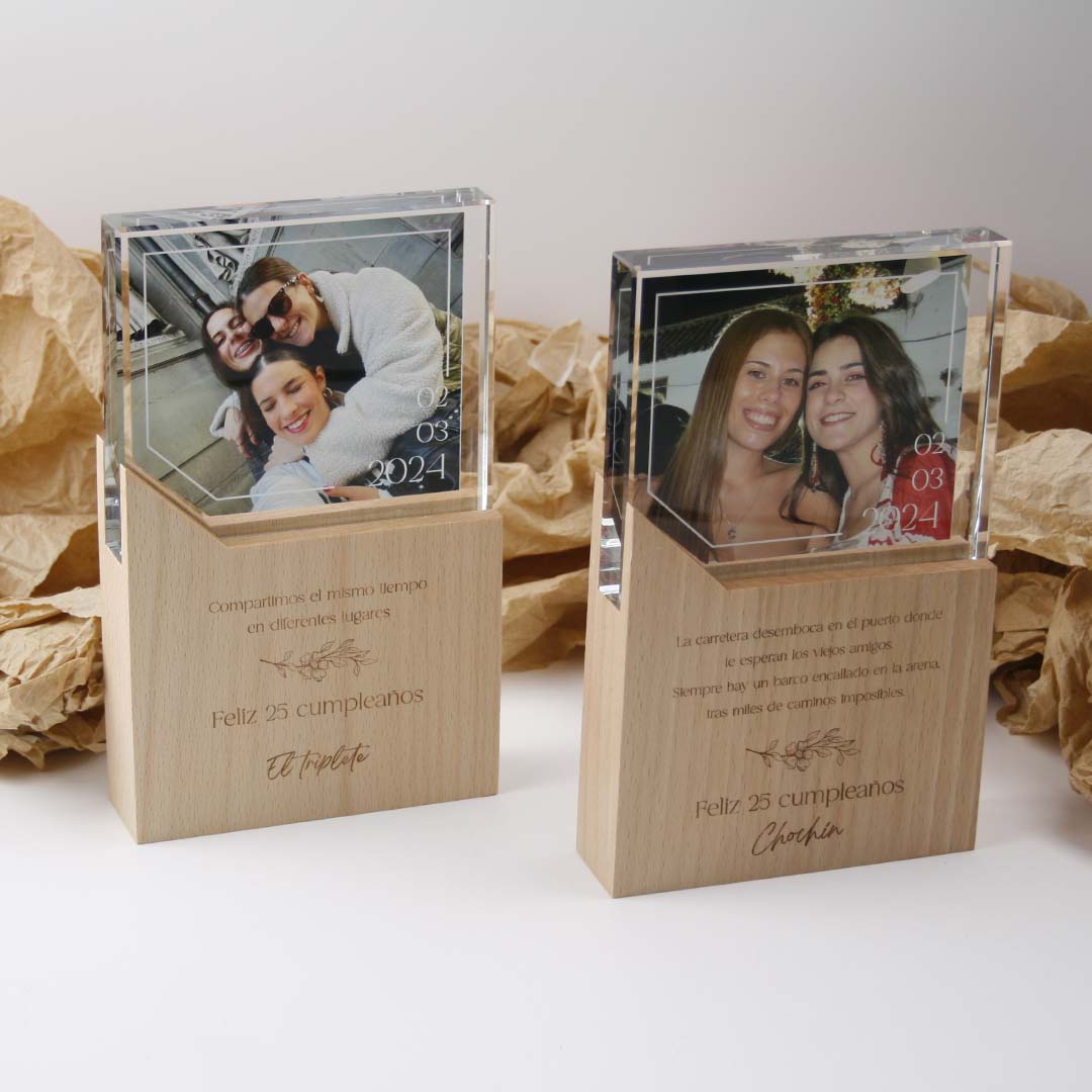 placas personalizadas para regalar a amigas en cumpleaños