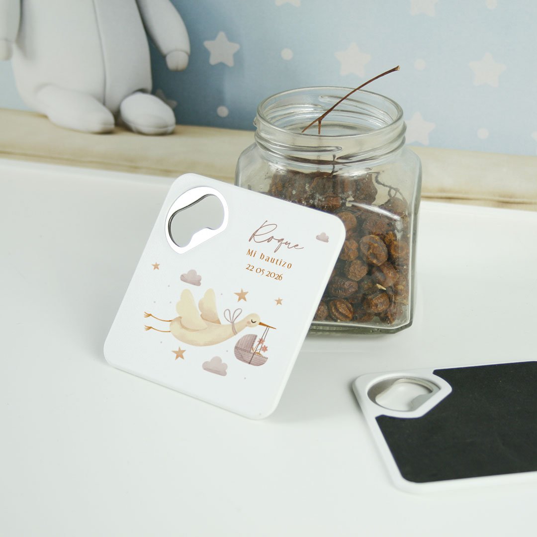 abridor personalizado bautizo