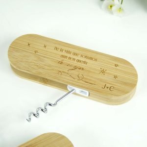 abridor de vino personalizado
