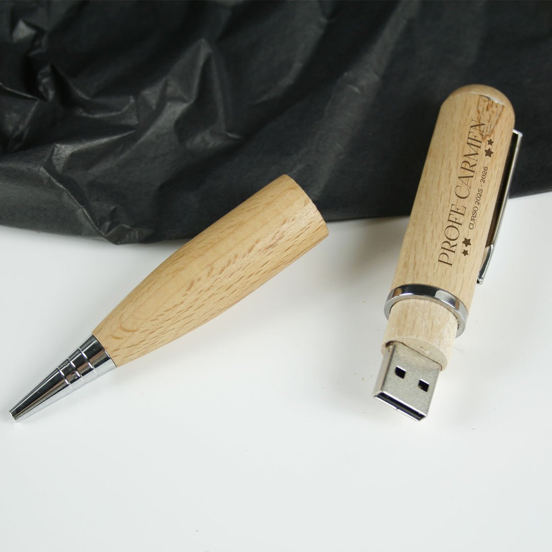 boligrafo usb personalizado como regalo a profesor