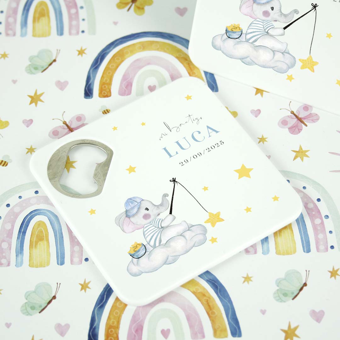 posavasos detalle bautizo personalizados