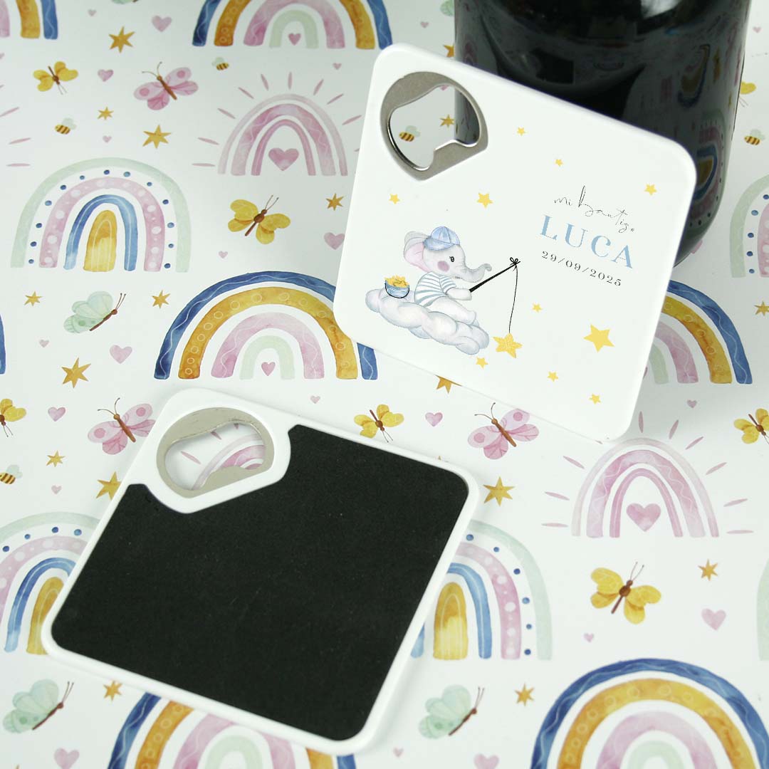posavasos abridor personalizados bautizo